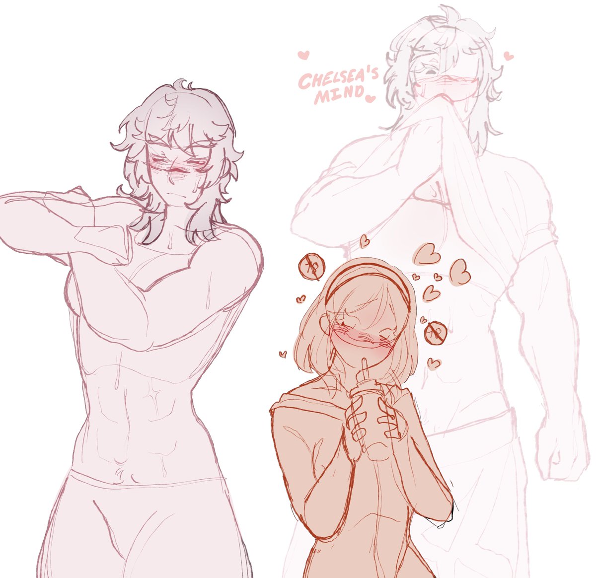 Aprendí a dibujar anatomía y músculos solo para poder dibujar lesbianas butch
A algunos artistas los motiva la depresión a mi me motiva el lesbianismo