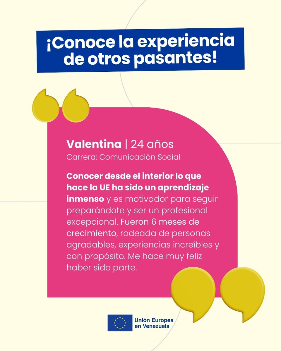 Unión Europea en Venezuela 🇪🇺🇻🇪 tweet media