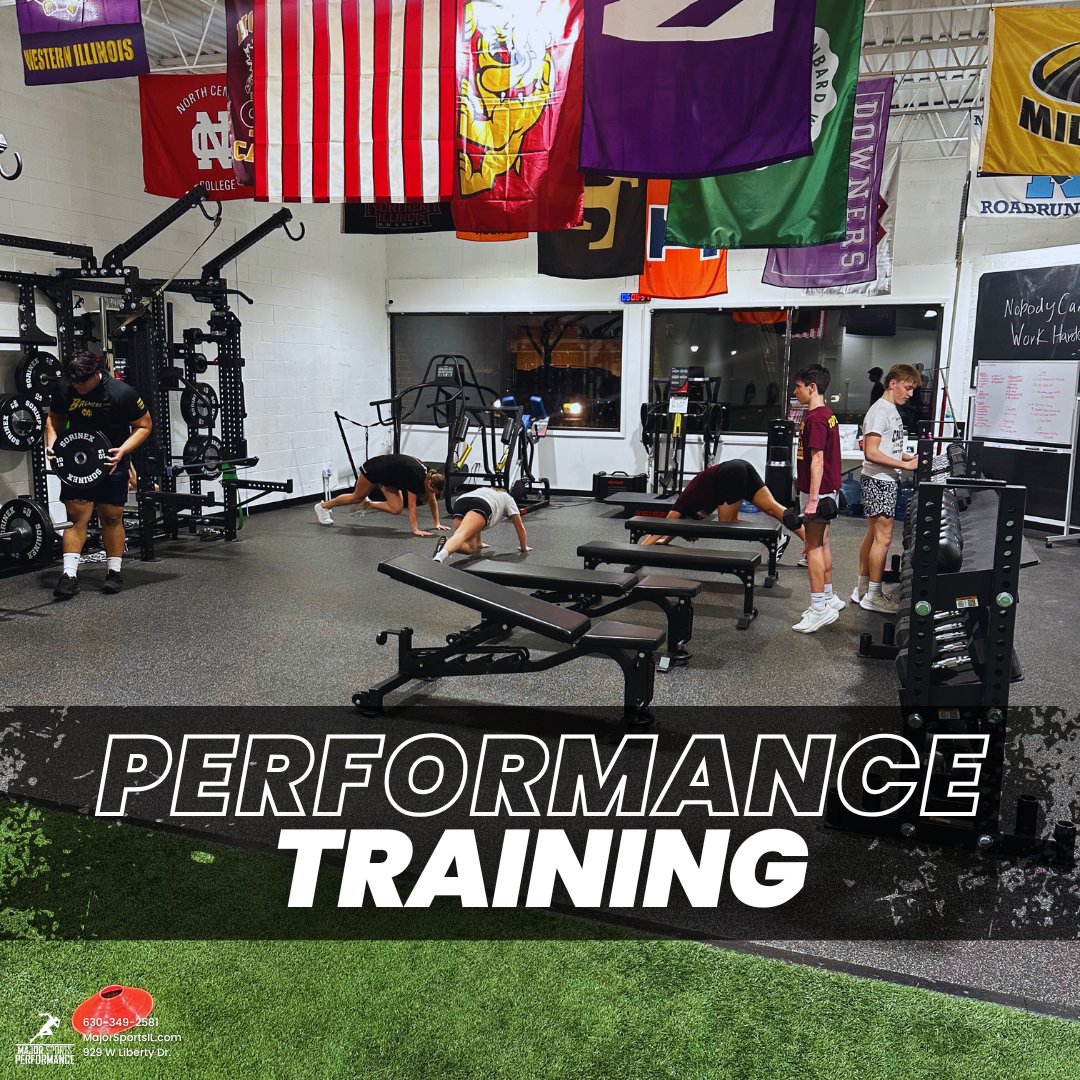 MajorSportsIL's tweet image. Join our weekly Performance Training sessions designed to increase speed, strength, and agility!

🚨 Limited Spots Available — Reserve Yours Today!
🔗 Book at MajorSportsIL.com

#TrainSmart #AthleteLife #TrainToDominate #MajorSportsIL #WheatonIL
