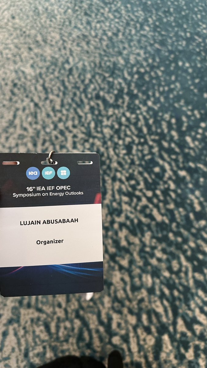 lujainksu's tweet photo. It was a pleasure to contribute to the organization of the 16th IEA–IEF–OPEC Symposium on Energy Outlooks held at KAPSARC, Riyadh.

I was responsible for registration and welcoming delegates, supporting the smooth flow of the event and ensuring a professional experience for attendees.

The symposium brought together senior policymakers and industry leaders to discuss global energy outlooks, market resilience, and energy security, highlighting the importance of collaboration in the evolving energy landscape.

My sincere thanks to everyone who contributed to the success of this event.

I was also delighted to meet HRH Prince Abdulaziz bin Salman bin Abdulaziz Al Saud, Minister of Energy.

#IEA #IEF #OPEC
#EnergyOutlooks
 #EnergySecurity
#KAPSARC