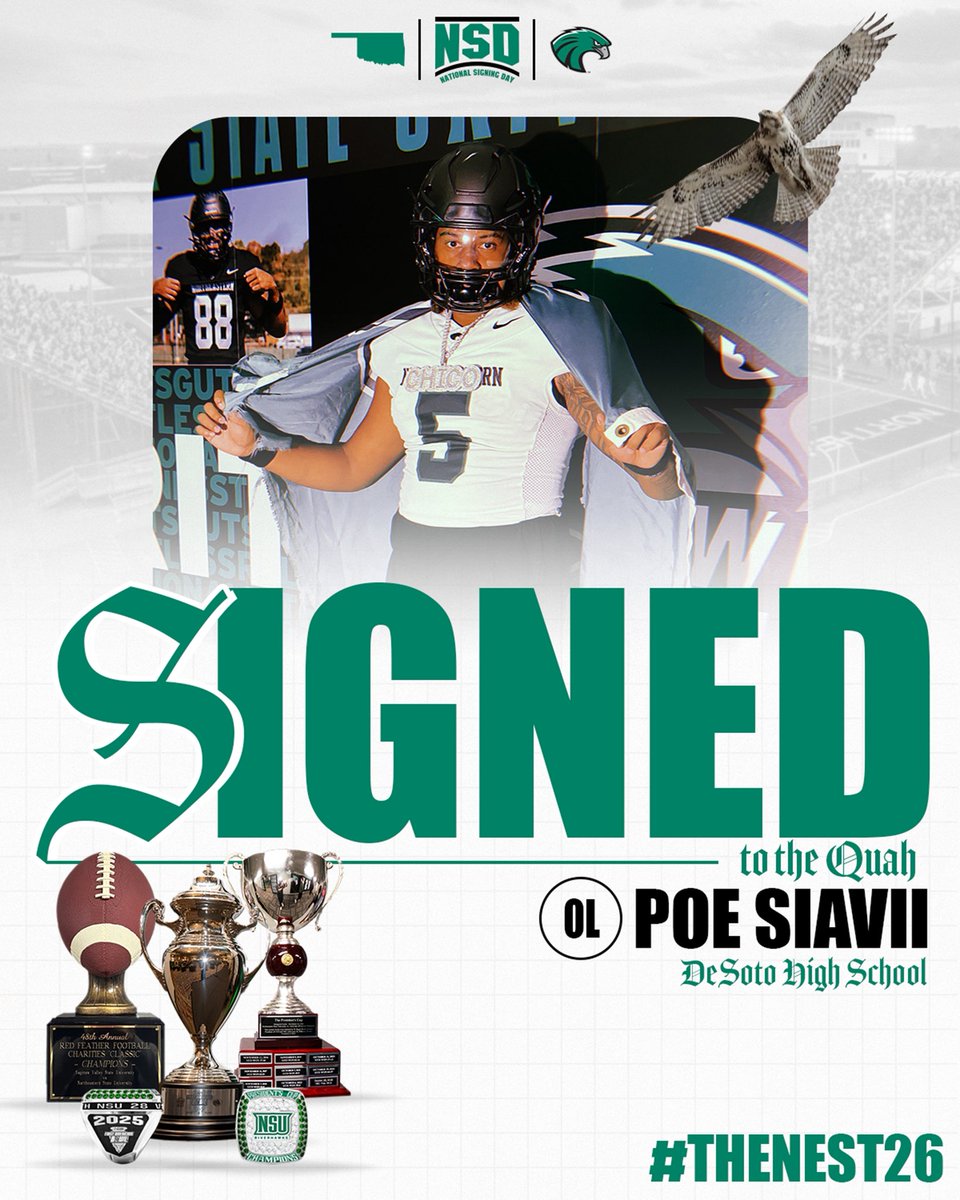 Northeastern State Football tweet media