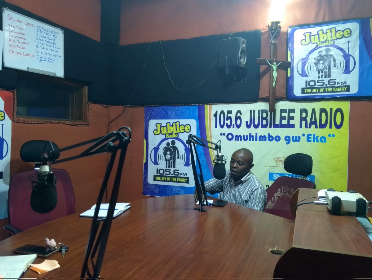 JESE_Uganda's tweet photo. We took Water &amp; Environment Week to the airwaves at Jubilee FM Fort Portal! 

Talked clean water, hygiene, and fundraising for a 10,000L tank for Kazingo SDA Primary School. Change starts with us.

#WaterAndEnvironmentWeek #CleanWaterForAll #CommunityAction https://t.co/I0aqrNCTT2