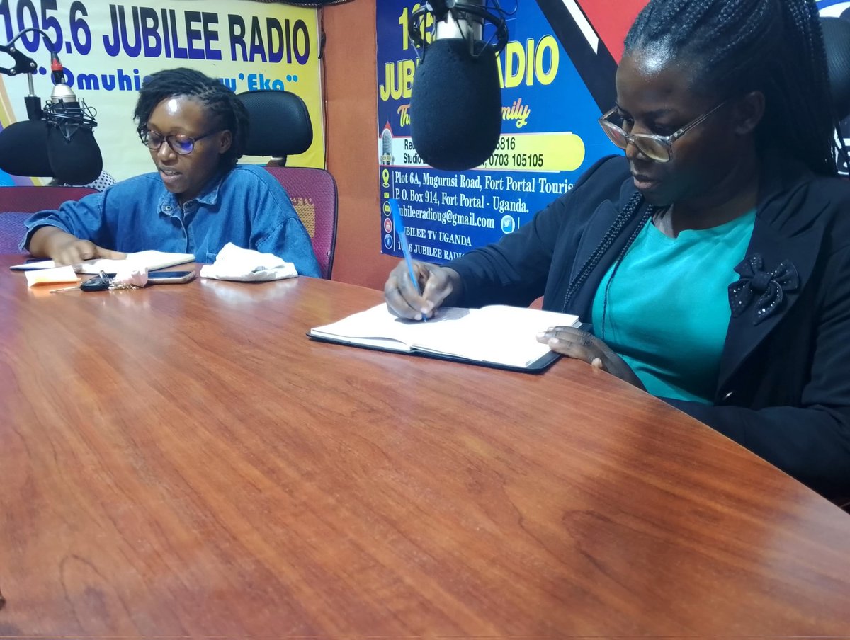 JESE_Uganda's tweet photo. We took Water &amp; Environment Week to the airwaves at Jubilee FM Fort Portal! 

Talked clean water, hygiene, and fundraising for a 10,000L tank for Kazingo SDA Primary School. Change starts with us.

#WaterAndEnvironmentWeek #CleanWaterForAll #CommunityAction https://t.co/I0aqrNCTT2
