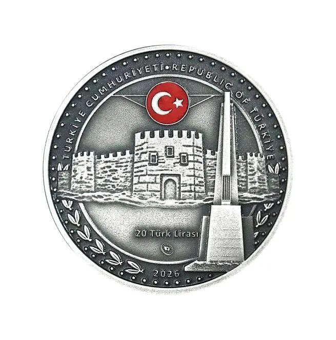 HatiraGumusPara's tweet photo. Şahin Bey - İstiklal Savaşı Kahramanları Serisinden Hatıra Para 6 Şubat 2026 Cuma günü saat 10.00'da satışa sunulacaktır.
#Darphane #GümüşPara #Koleksiyon #Numismatik #Antep #SahinBey https://t.co/AJVIYD67yg