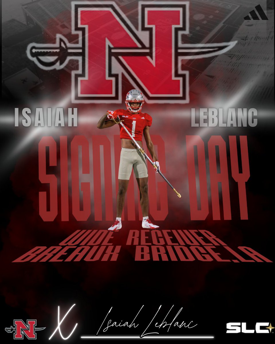 Nicholls_FB's tweet photo. Pen to Paper🖊️
Welcome to the Family @isaiahrleblanc 
#TheColonelWay⚔️ https://t.co/DrHxoeoeYu
