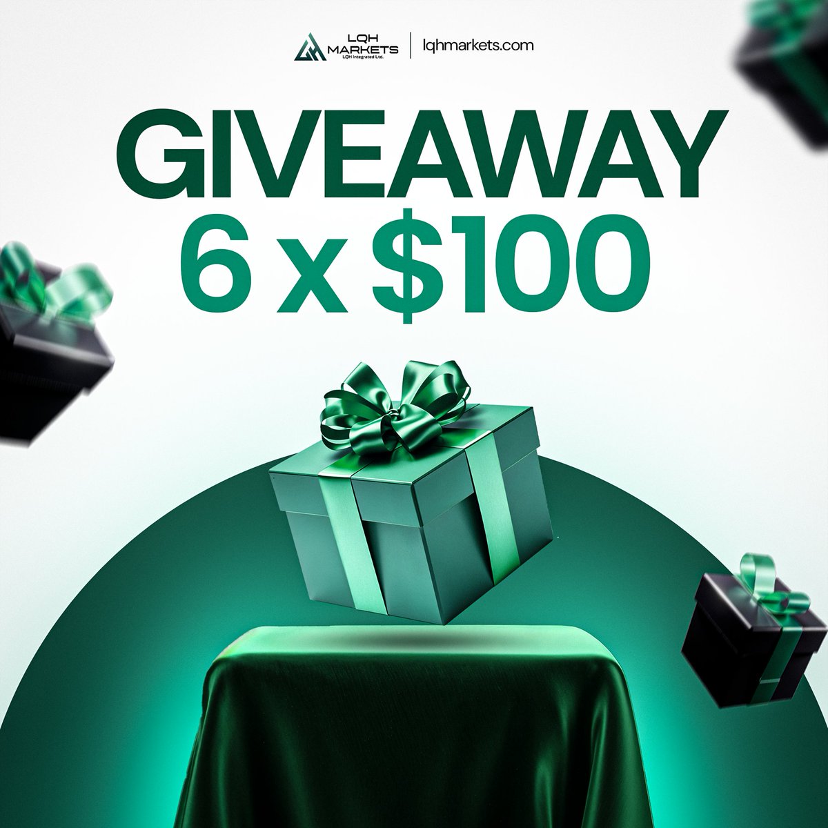 LQHMarkets's tweet image. $600 GIVEAWAY, NO DEPOSIT REQUIRED 💰

1️⃣ Follow @LQHMarkets
2️⃣ Like, retweet &amp;amp; tag 3 friends

Winners picked in 72h ⚡️
