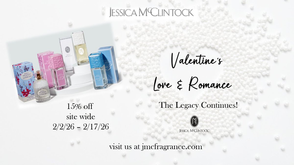 LifeByJessica1's tweet photo. Celebrate LOVE &amp; ROMANCE with 15% off site wide https://t.co/NfTIGYoZnZ
#Valentines  #Romance  #Fragrance #Love https://t.co/eSH1NJdKpQ