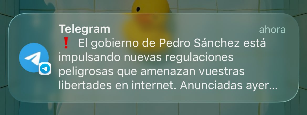 jaumerigo's tweet image. Telegram también contra Pedro Sánchez