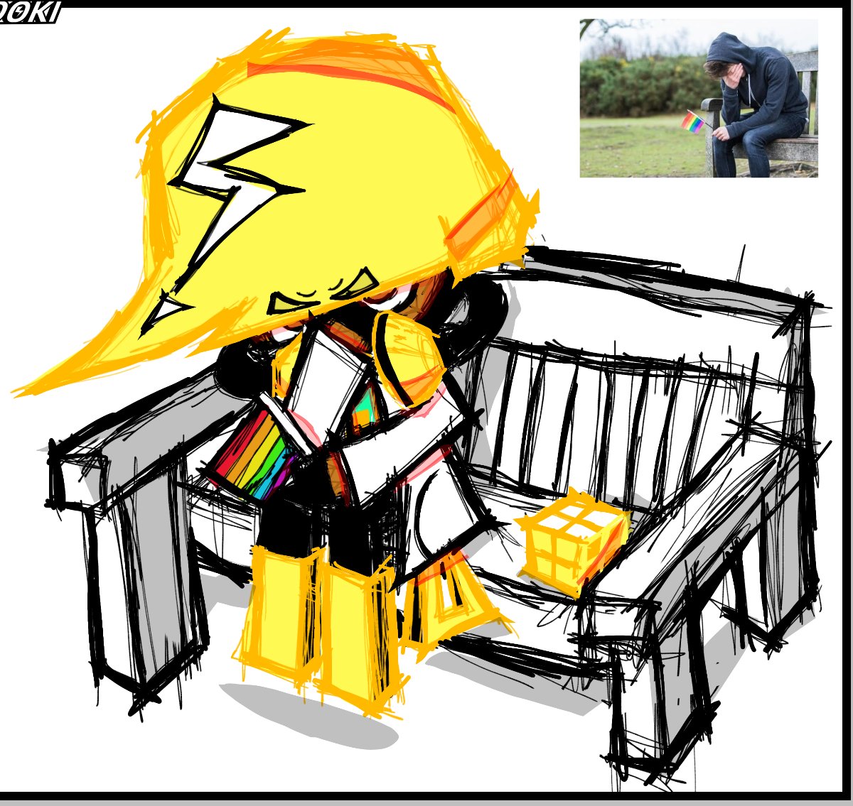 Windstooki's tweet photo. What even goes on with this ship 💔 #cookierun #lemonpop https://t.co/O6WuX92Mth