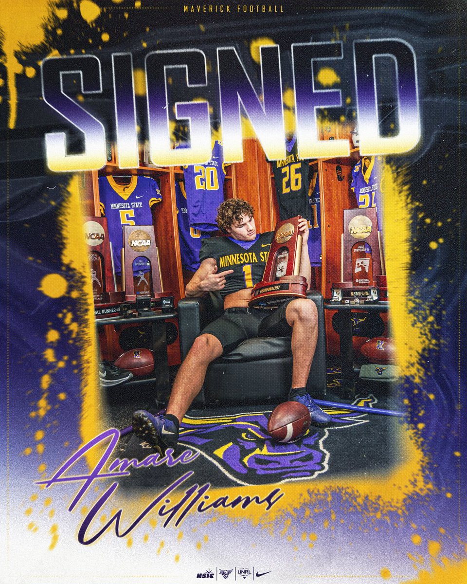 maverick_scoop's tweet photo. A 2 sport athlete from Wheaton, Illinois @Amare112007 adds an explosive and athletic skill set to the defense. With the accolades to back it up, Amare has excelled in both football and track & field! His athleticism is going to be showcased in the purple and gold! 😈🤘#MavFam 1-0!
