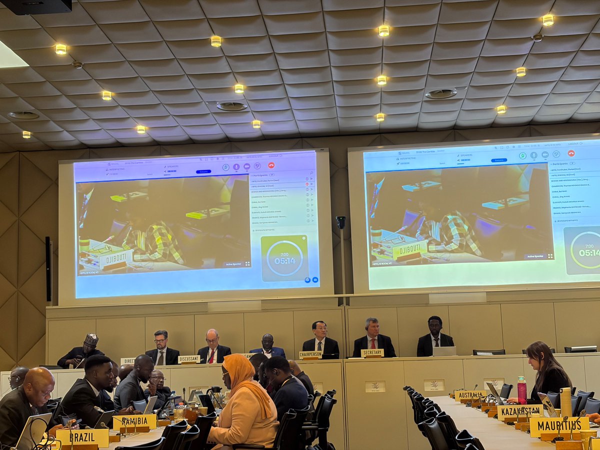 🇸🇱🇬🇲 H.E. Amb. Gberie participates in The Gambia's 4th TPR at the @WTO, reaffirming 🇸🇱’s commitment to solidarity &amp; mutual support for trade-led development. As sister nations, commended The Gambia's progress in trade facilitation, economic diversification &amp; regional integration