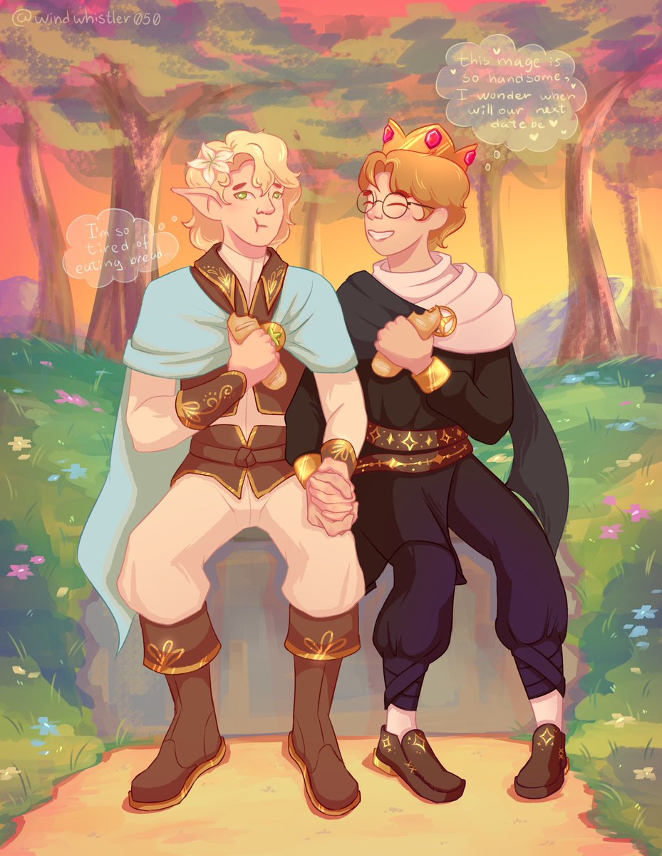windwhistler050's tweet photo. it's a date! 

[#cambamfanart  #smajorfanart #bannerfallsmpfanart #BannerfallSMP #scambam]

please untag when replying •з• https://t.co/x1U0uPLfXe