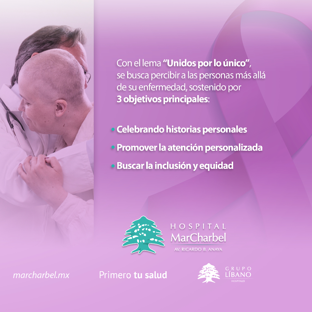 MarCharbelSLP's tweet photo. Cada historia es única, estamos #UnidosPorLoÚnico 🎗️

En este día internacional de la lucha contra el cáncer, nos sumamos al lema "Unidos por lo único"; reconociendo que el cambio inicia con conciencia, empatía y prevención.

Juntos, podemos hacer un cambio importante. https://t.co/AyzAIjxYxG