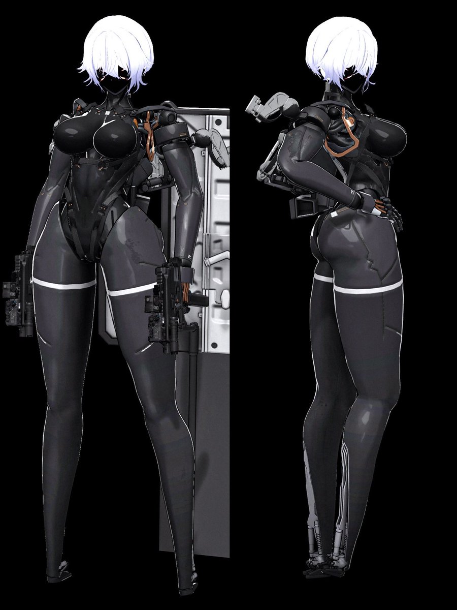 Not only is she taller now, but I made Wartype’s thighs larger too.
