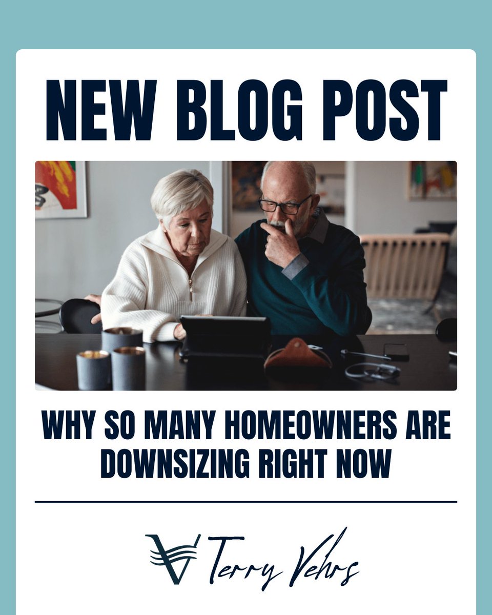 TerryVehrs's tweet photo. NEW BLOG POST 🏡
Why so many homeowners are downsizing right now—and what it could mean for your next move.

Read more: https://t.co/XcEVKS9H8K

#Downsizing #RealEstateTrends #HomeEquity #LifestyleLiving #EdmondsRealEstate #TerryVehrsRealEstate #VehrsGroupRealEstate https://t.co/32lzn4ty1y