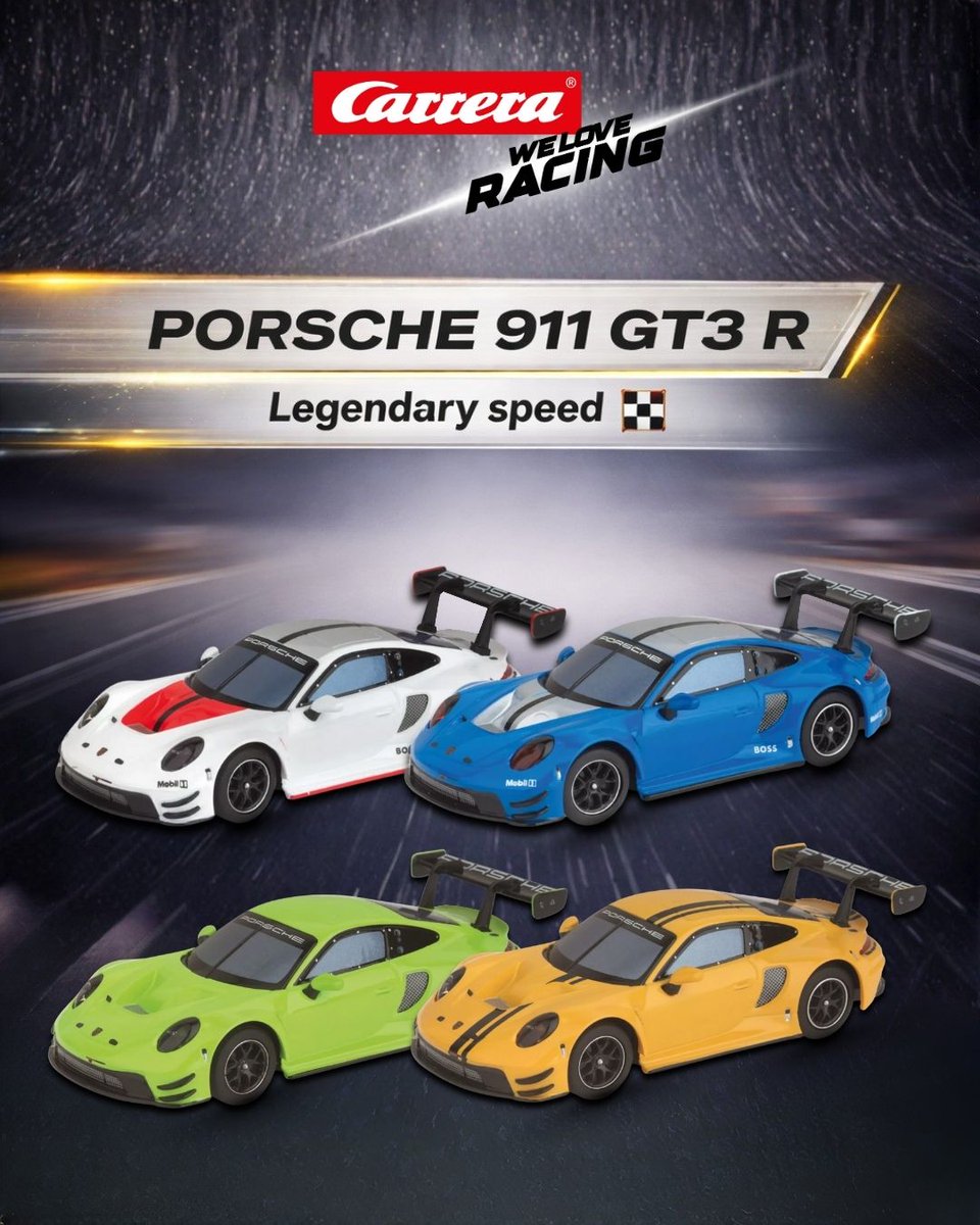 carrera_usa's tweet image. So many Carrera Hybrid car options to choose from! Will you get into the driver's seat of a Porsche 911 GT3 R, Ford Mustang GT3, or BMW M4 GT3? 🏁✨
Get your Carrera Hybrid 1:50 cars now: linkly.link/2FspK
#CarreraHybrid #CarreraCars #RCcars #Porsche911GT3R #FordMustangGT3