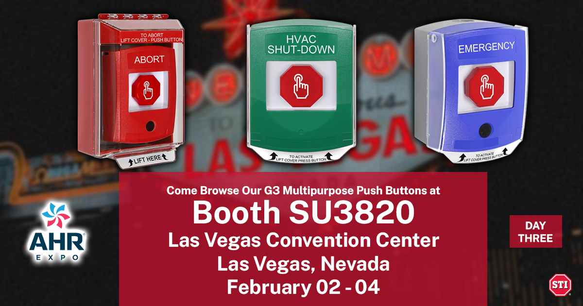 It’s the last day at AHR.

Stop by our booth to learn about our G3 Multipurpose Push Buttons, designed for flexibility and dependable performance across a wide range of applications. 

Come talk to our sales team and see our G3 buttons up close and in action. Link in bio.