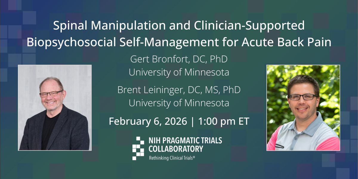 NIH Pragmatic Trials Collaboratory tweet media