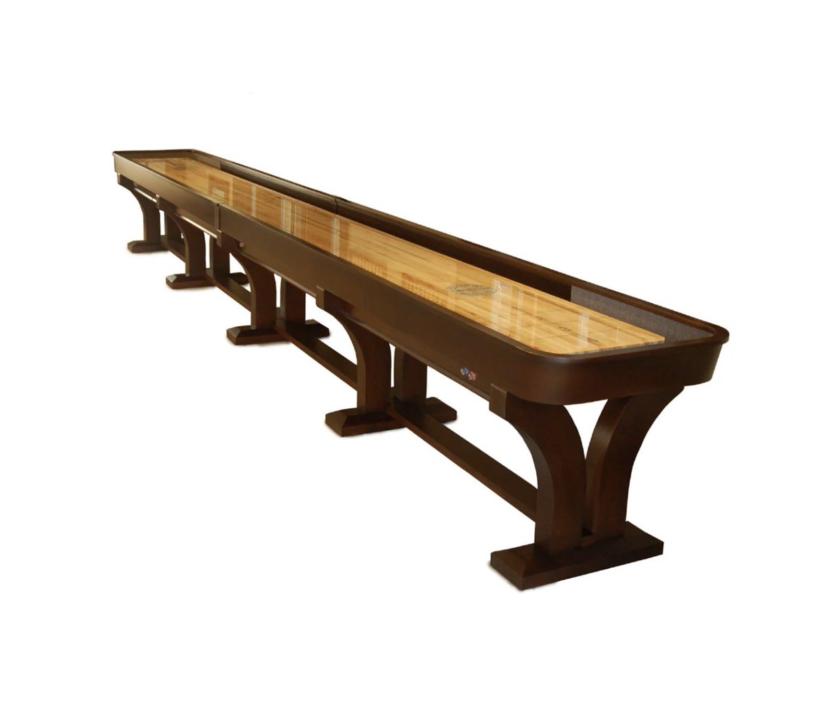 The Venetian Shuffleboard Table combines old-world craftsmanship with modern durability. Hand-built from choice hardwoods with an espresso finish.

✨ Made right here in Richland Hills; every purchase supports Texas workers, Texas families, &amp; Texas play.

intlbilliards.com/collections/sh…
