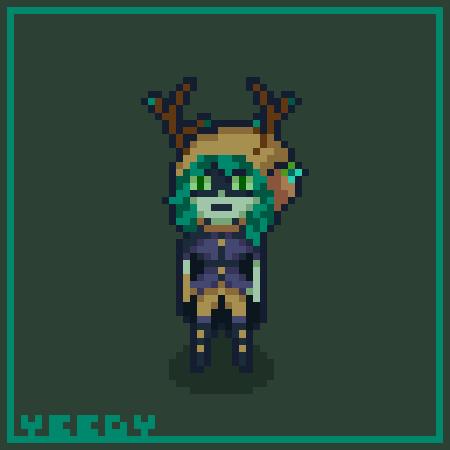 Veedy_dev's tweet photo. Character sprite of Huntress Wizard.🌱
#huntresswizard #pixelart #adventuretime #fionnaandcake https://t.co/U8bBQ5jV7k