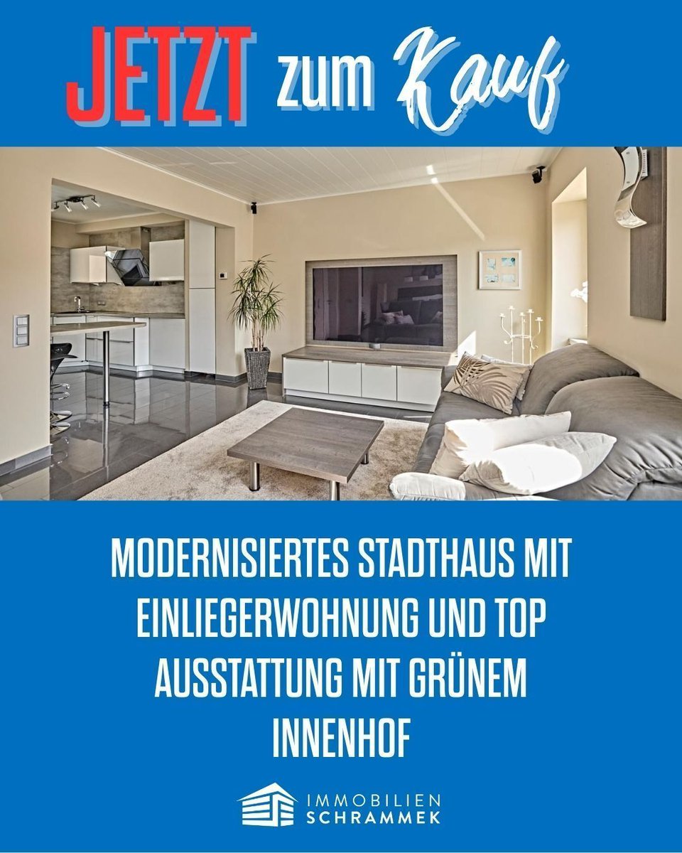 ❗️❗️JETZT ZUM KAUF: MODERNISIERTES STADTHAUS MIT EINLIEGERWOHNUNG UND TOP AUSSTATTUNG MIT GRÜNEM INNENHOF

Schauen Sie sich weitere Fotos auf unserer Webseite an: immobilien-schrammek.de/immobilien-det…