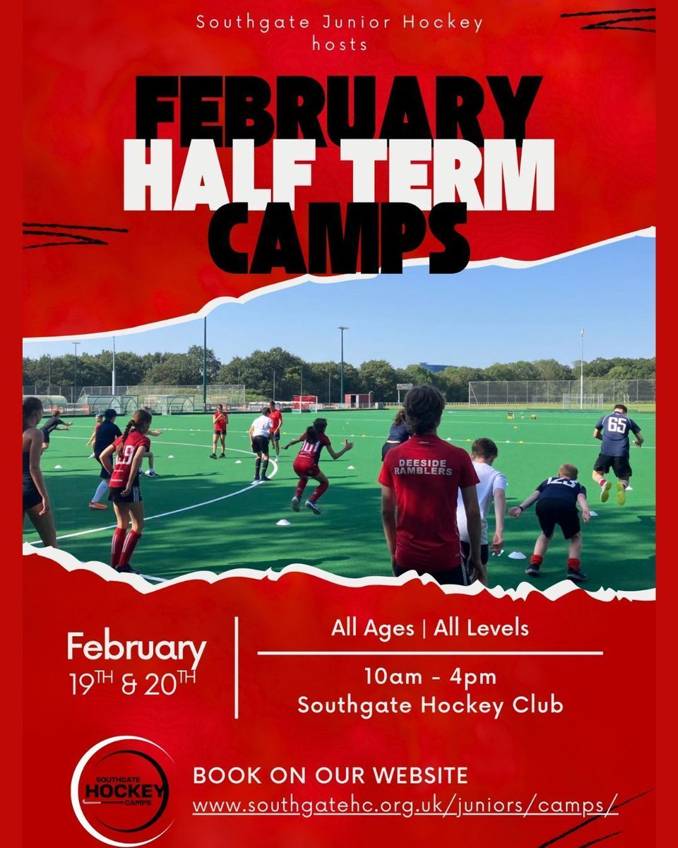 Book now for our Half Term Holiday Camps

19th &amp; 20th February - 10am - 4pm

suitable for all ages and levels

Please visit the website for all information and booking details:

buff.ly/IHf9Y7Y