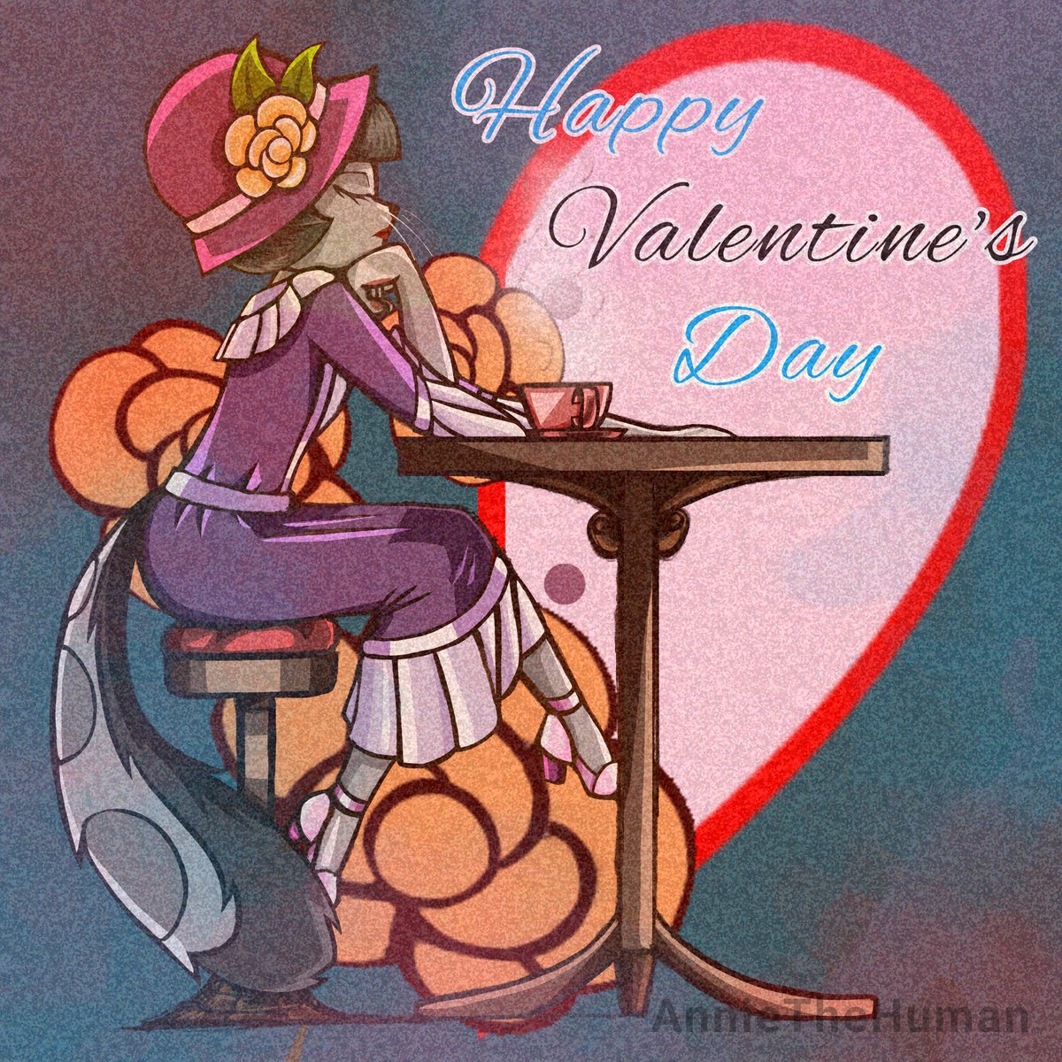 A Valentine's Day art! 

#ValentinesDay #Valentines #lackadaisy #lackadaisyOC #originalcharacterart #originalcharacter #ocart #oc #cats #digitalart #ibispaintX