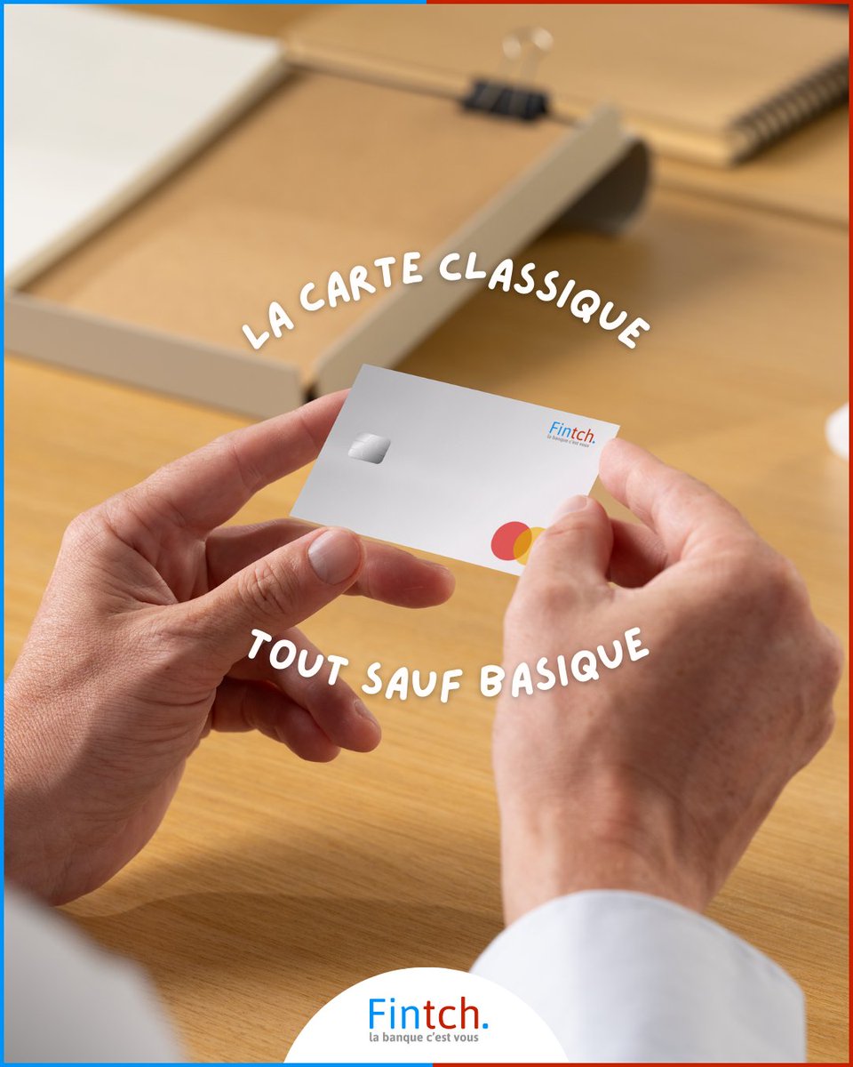 💳 La carte Fintch : classique… tout sauf basique
Derrière son design épuré, la carte Fintch cache une expérience bancaire pensée pour la vraie vie.

Avec Fintch, l’essentiel devient intelligent.