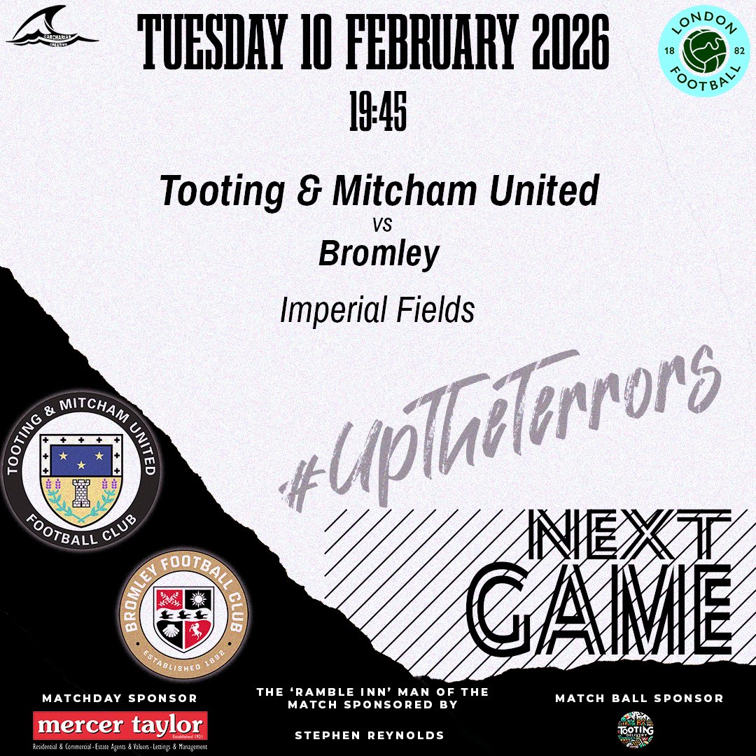 Tooting & Mitcham United FC tweet media