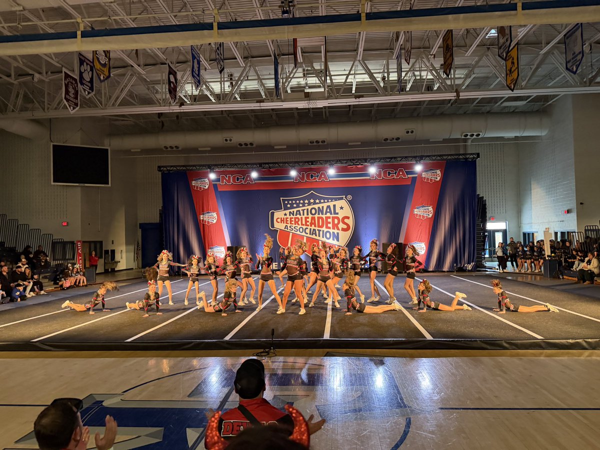 DevilsCheerNJ's tweet image. We are so proud of all the athletes That competed at the NCA Classic —way to go TWISTED! 🤘🏼😈
First competition and 🏆 1st place! Also, receiving a Bid to THE SUMMIT 😈 Huge congratulations to everyone JERSEY DEVILS ⚫️🔴