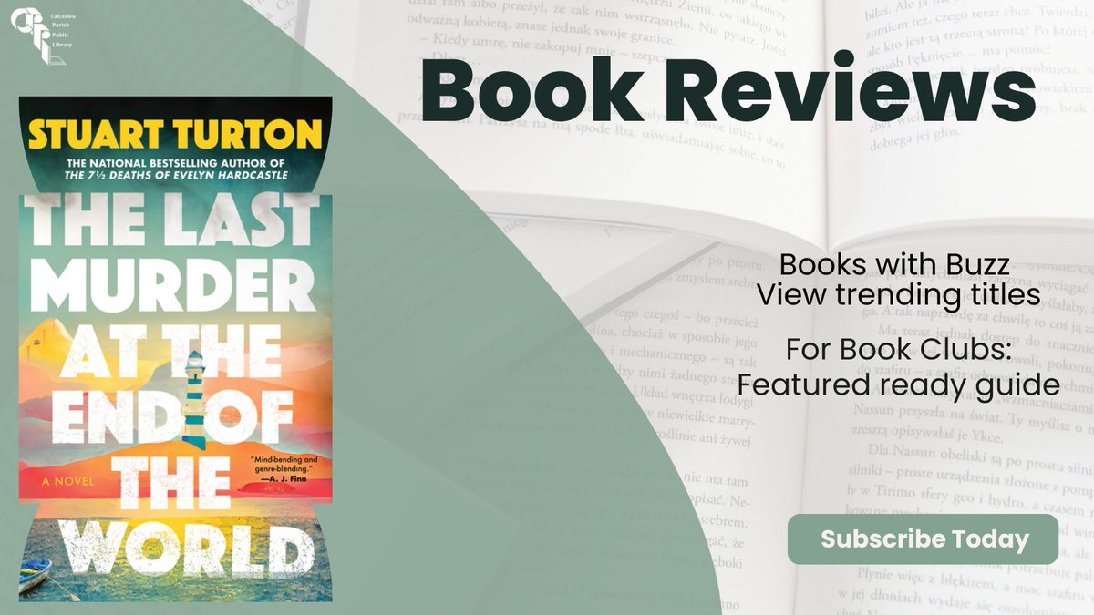 Calcasieu Parish Public Library tweet media