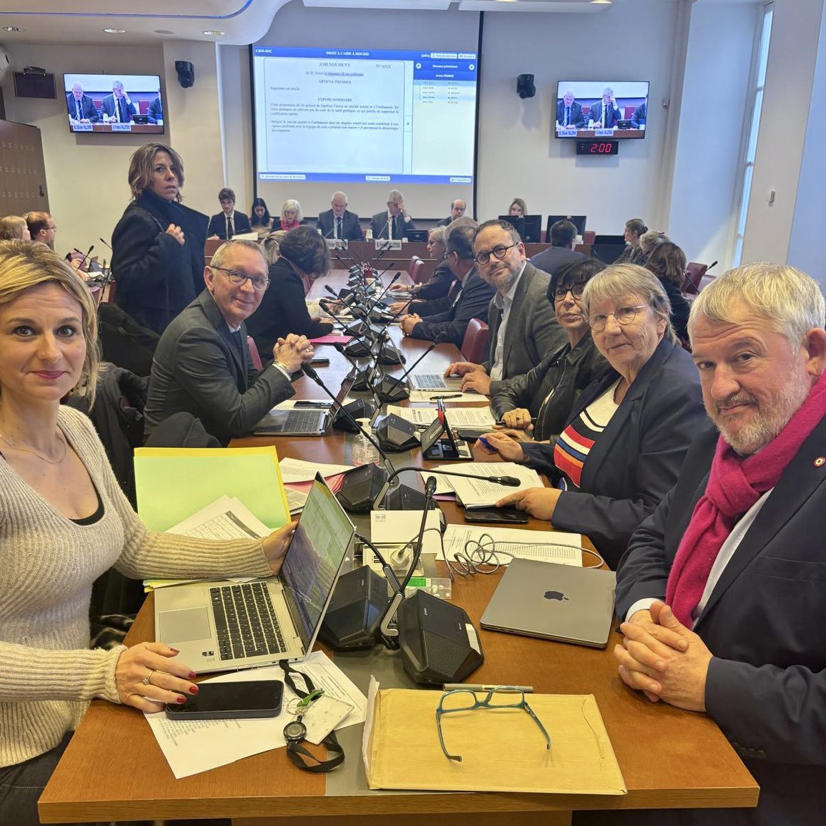 🏛️ À pied d’œuvre en commission depuis ce matin pour préserver la proposition de loi sur la fin de vie dans la version adoptée en 1ere lecture par l’Assemblée. Co-rapporteur du texte, j’y suis attaché.
Le combat sera rude en séance à compter du 16 février. On ne lâche rien !