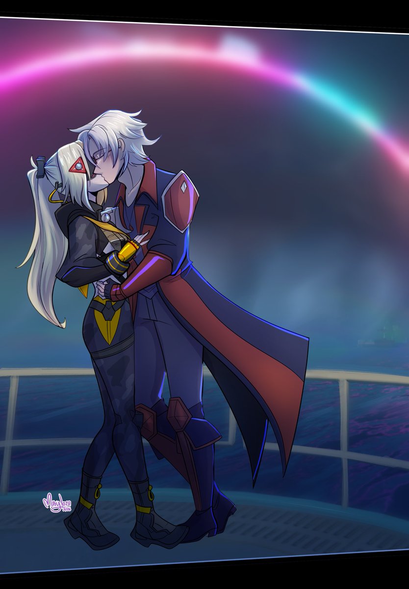 “Thank you… For making me feel alive, making me feel that I matter, but above all else… Thank you for making me feel these emotions that I have for you Trigger. I love you so much…~<3”

🎨 @ EtherealDragonn