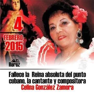 #CubaViveEnSuHistoria. Aniversario 11 de la partida a la eternidad de Celina González. Reina del Punto Cubano.
#CubaEsCultura.
#LaCulturaSalva.
#LaCulturaNosUne.
#LaCulturaEsDeTodos.