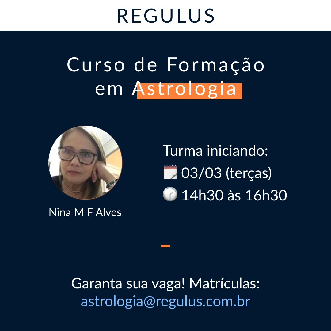 astroregulus's tweet photo. CURSO DE FORMAÇÃO EM ASTROLOGIA 
online ao vivo - 50 anos formando Astrólogos

Reservas: preencha este formulário para escolher a turma e garantir sua vaga:
https://t.co/R3aHf2bDNh

Informações:
astrologia@regulus.com.br
55 11 99839-1730 (WhatsApp)
11 5549-2655 após 14h https://t.co/DupTPVipY1