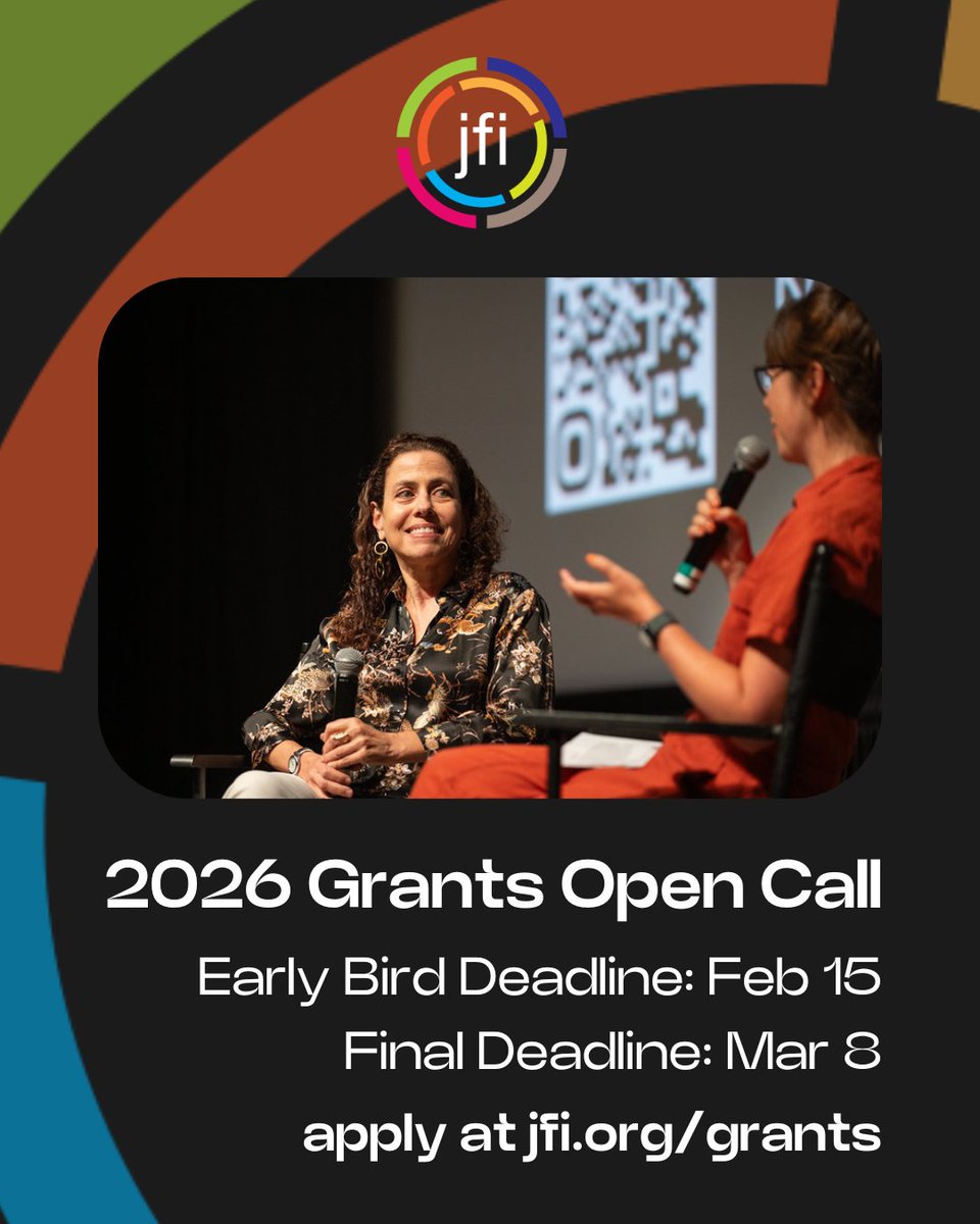 FilmCollabSF's tweet photo. Applications are now open for @sfjewishfilm’s 2026 Grants, which accelerate the final stages of film and media projects that expand and evolve the Jewish story. 

Apply now at https://t.co/tEPfznl9Sq! https://t.co/6vbY1Q82Ct