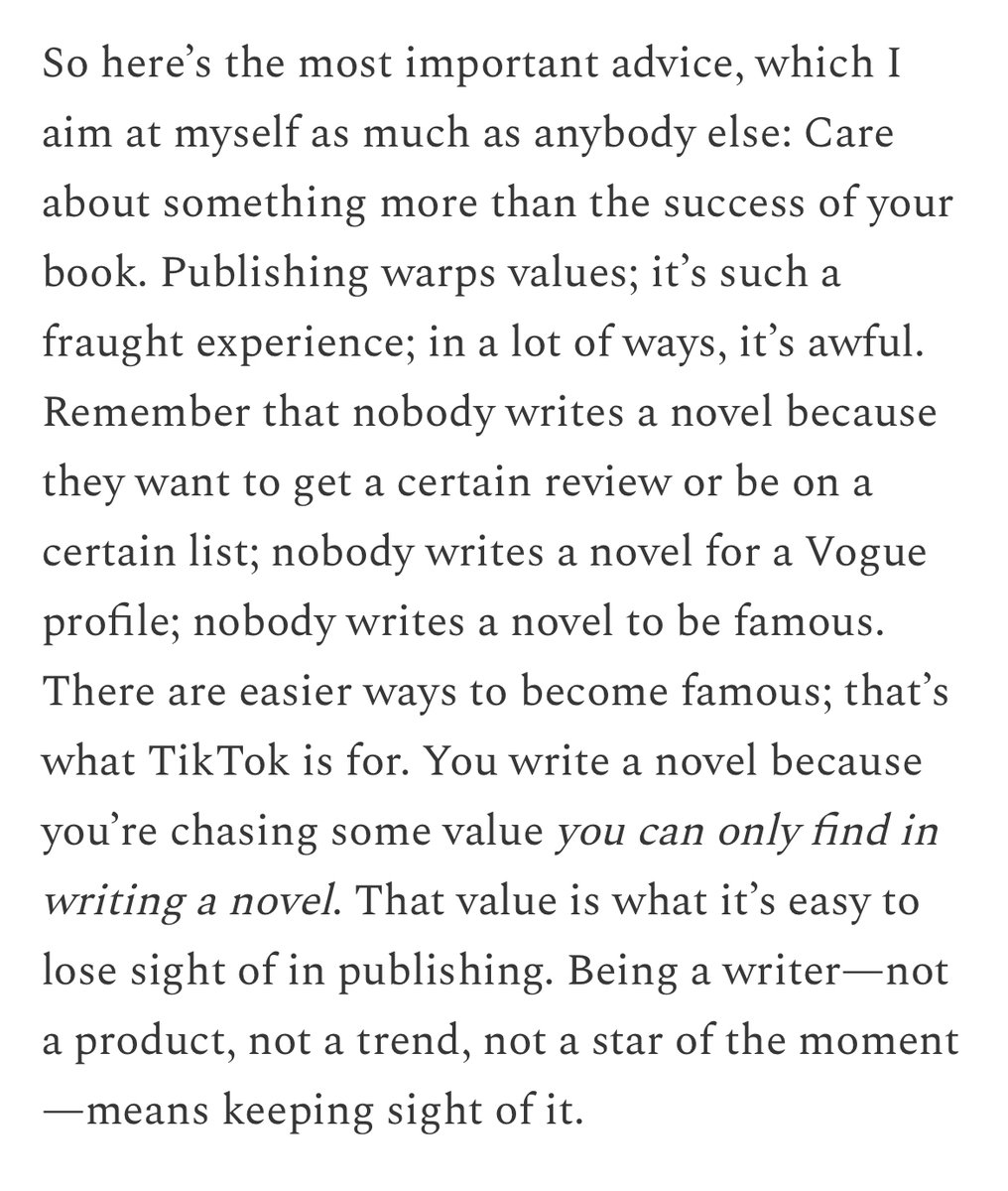 Thinking about literary “hype,” I shared some practical tips for writers publishing a first book. But the most important advice is this. garthgreenwell.substack.com/p/some-thought…