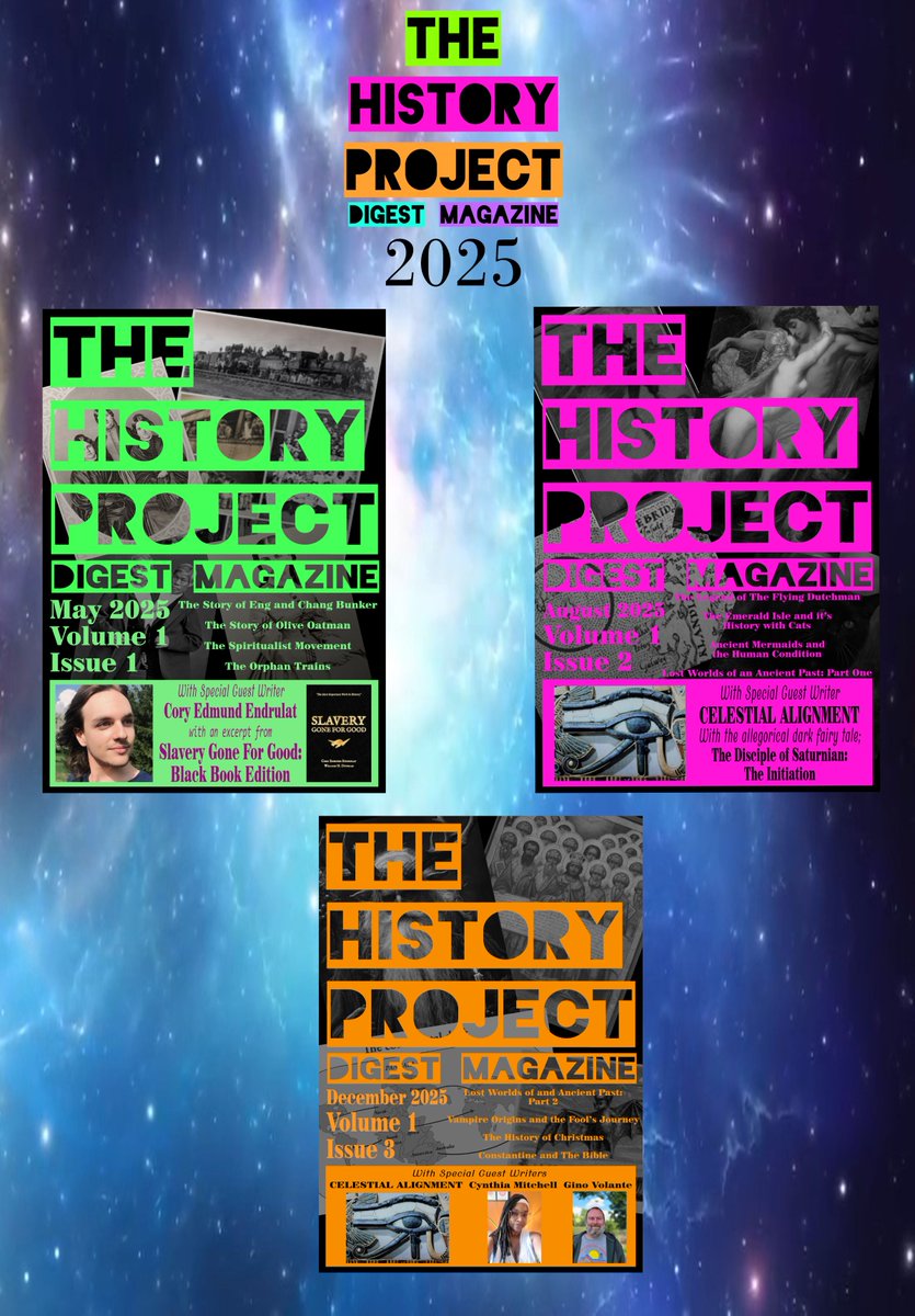 saracrossart's tweet photo. Find all books including The History Project Digest Magazine 2025 full set here on Amazon and support the show! #History #HistoryMatters #Reading #readingcommunity #BooksMakeGreatGifts #Radiotalk #podcast  

https://t.co/lmjwjj7fVE https://t.co/DHwvi78yDl