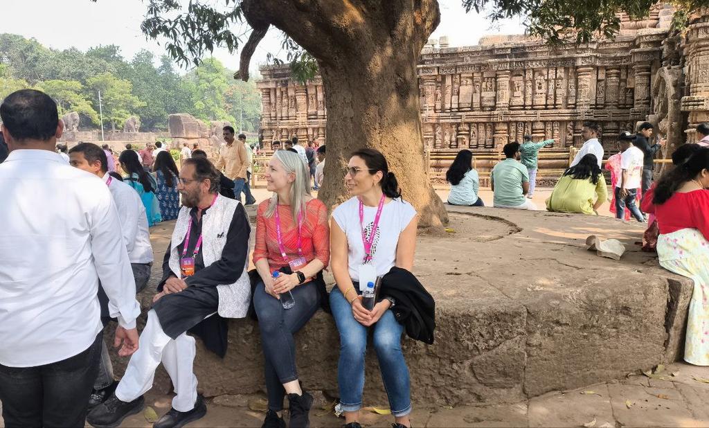 NomadicWolfX's tweet photo. Sun Temple vibes &amp; ocean tides 🌊☀️
Surreal afternoon at the Konark Beach buffet,
sharing space &amp; ideas with visionaries like @shekharkapur
From the history of the Sun to the future of AI, the conversation Stable coin
@blackswansummit Bhubaneswar♠️
#BlackSwanSummit #Konark #Web3 https://t.co/H2zTBb3WMn
