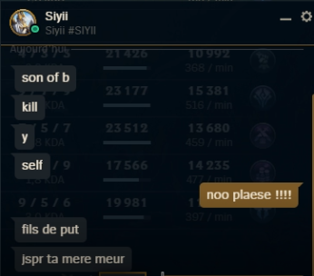 yllaww's tweet photo. Voici un deuxième screen de sa part, et la game ID en question au besoin : 7716144083 https://t.co/G1ykBF2QET