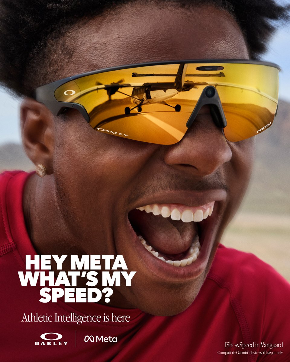 opticalindustry's tweet photo. Athletic Intelligence has arrived on the world’s biggest stage. 🏟️🕶️

In a historic move, @Oakley is unveiling its first-ever commercial for The Big Game, featuring the groundbreaking Oakley Meta collection.

Read more here: https://t.co/yS3EMyzfhN https://t.co/sNwJFm9RQR