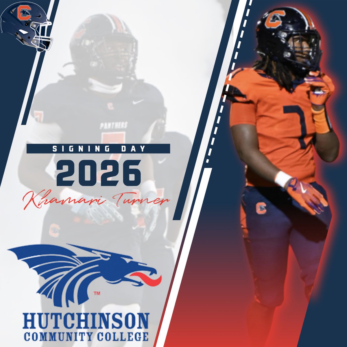 Congratulations to Khamari Turner for signing with Hutchinson Community College!!!  <a href="/KhamariTurner07/">Khamari Turner⭐️</a>