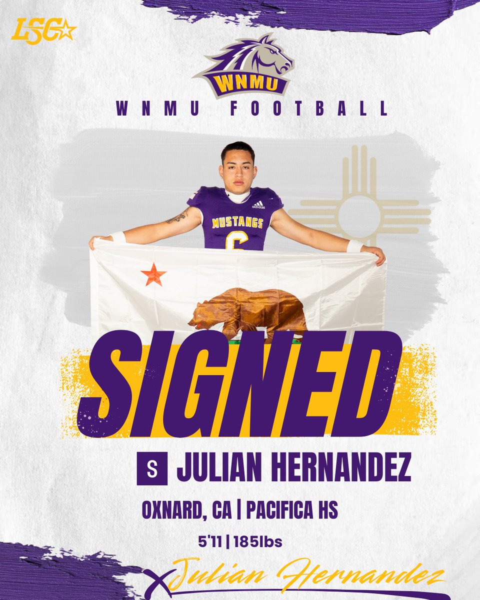 𝐒𝐢𝐠𝐧𝐞𝐝. 𝐒𝐞𝐚𝐥𝐞𝐝. 𝐎𝐟𝐟𝐢𝐜𝐢𝐚𝐥.🖋️

       Welcome to Mustang Nation, JULIAN HERNANDEZ! 🐎

        #RareBreed #NSD26