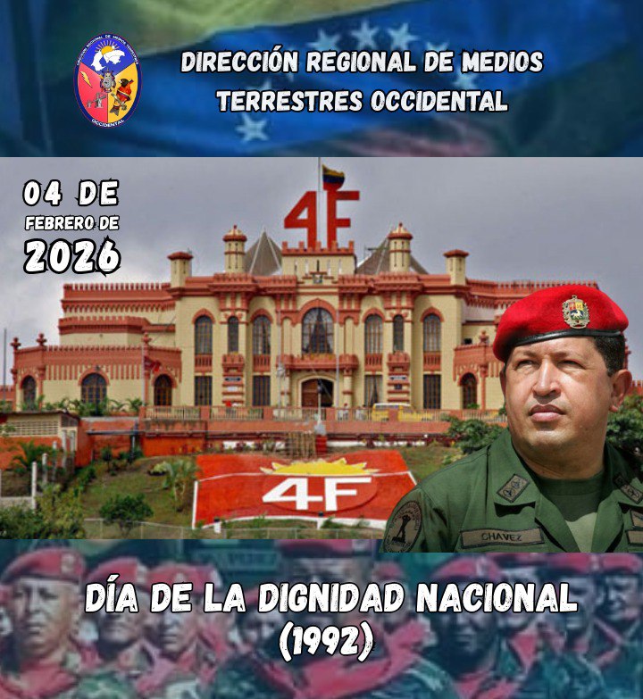 Hoy 4 de febrero, se conmemora el Día de la Dignidad Nacional, fecha que recuerda la rebelión cívico militar del año 1992, liderada por el Teniente Coronel Hugo Chávez Frías. Un "por ahora" que se convirtió en un "para siempre".