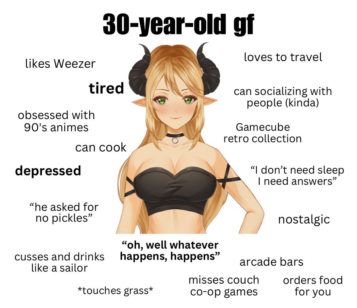 Mora_Vtuber's tweet image. You don’t need an alt girl with a wolfcut to ruin your life. 

You need a medium ugly girl to take care of you and be your wife.