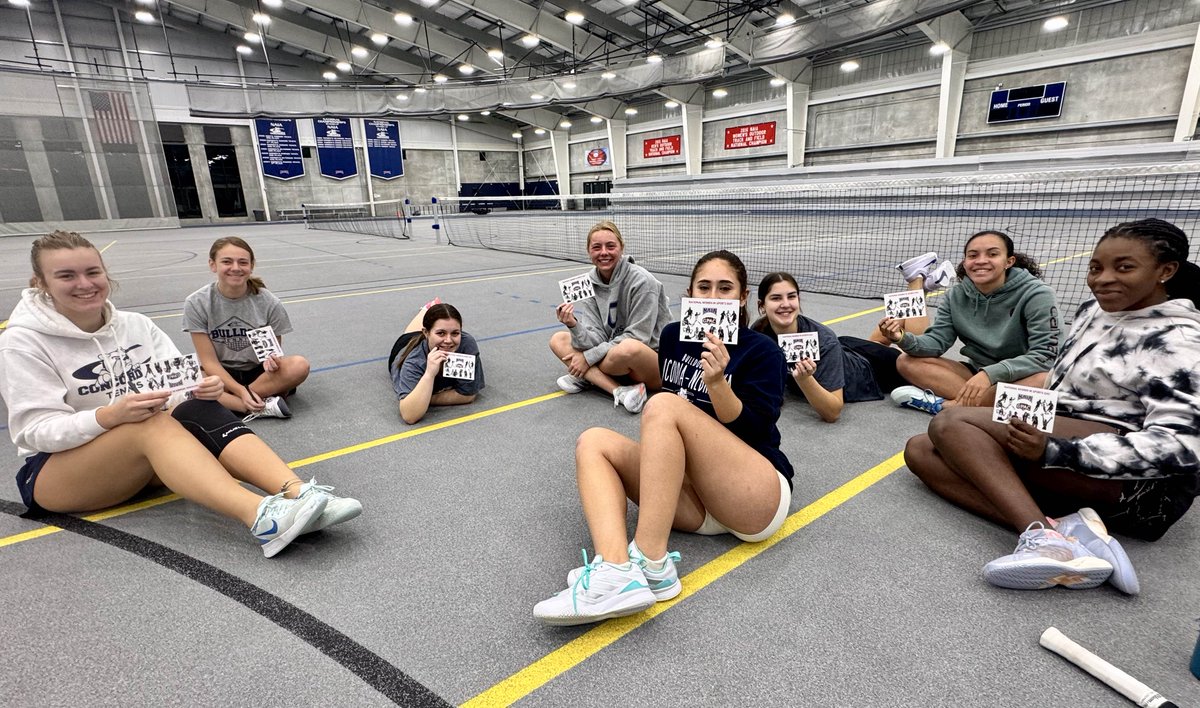 cunebulldogs's tweet photo. For National Girls & Women in Sports Day, our female student-athletes are participating in the @GPACSports postcard initiative, which involves writing a postcard to a woman that has encouraged, supported and inspired them to be where they are today.

#NGWSD 🙌

@NAIA #TheRightWayToPlay