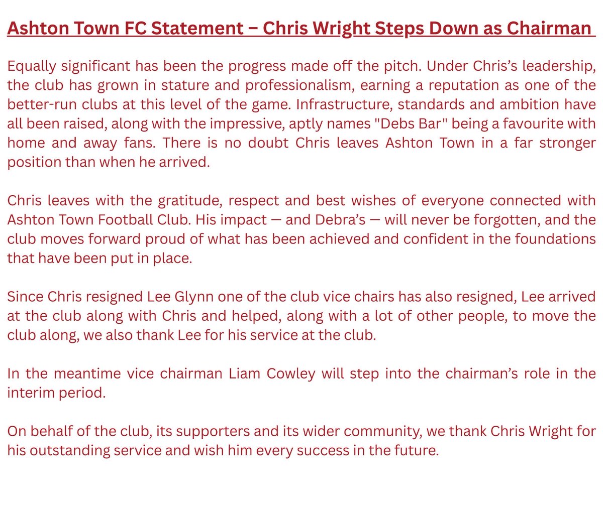 Ashton Town FC tweet media