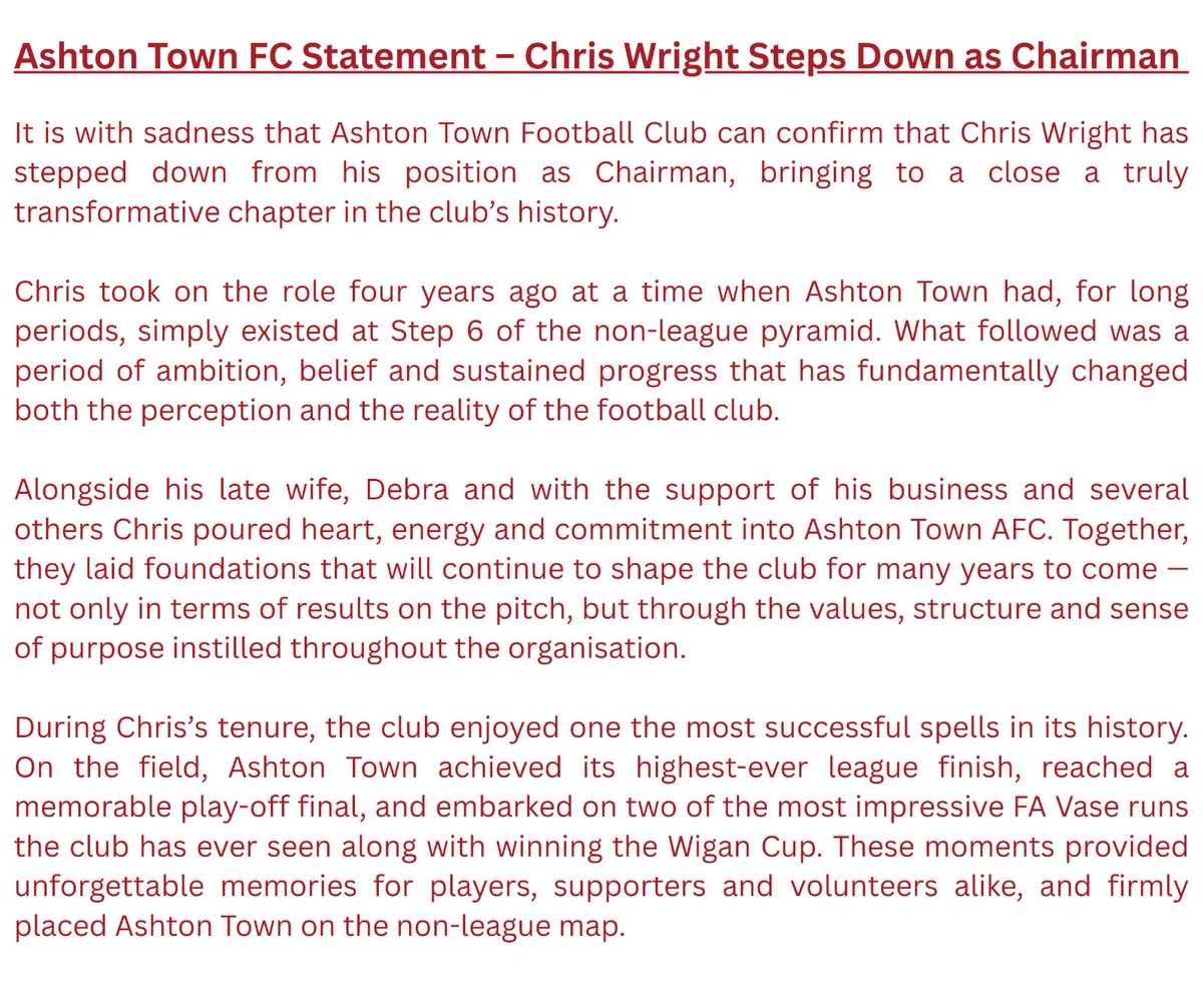 Ashton Town FC tweet media