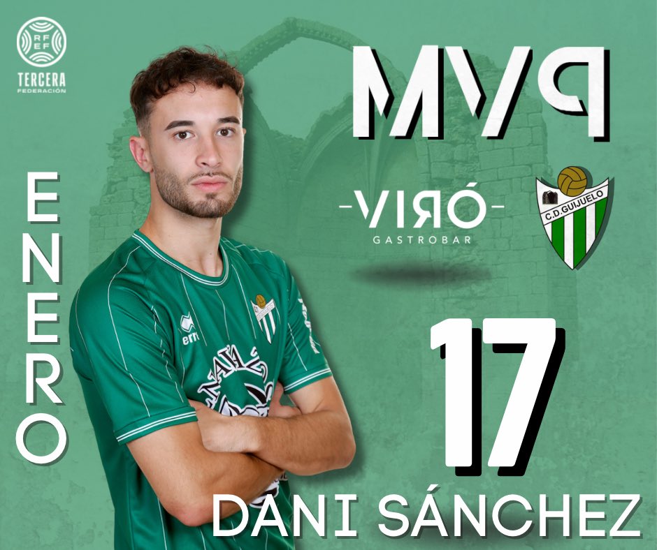 clubdepguijuelo's tweet photo. @danism_10 , 𝗠𝗩𝗣 𝗱𝗲 𝐄𝐧𝐞𝐫𝐨.

#OsLoDebemos | #TodoalVerde 💚 https://t.co/rPiXxWFfME