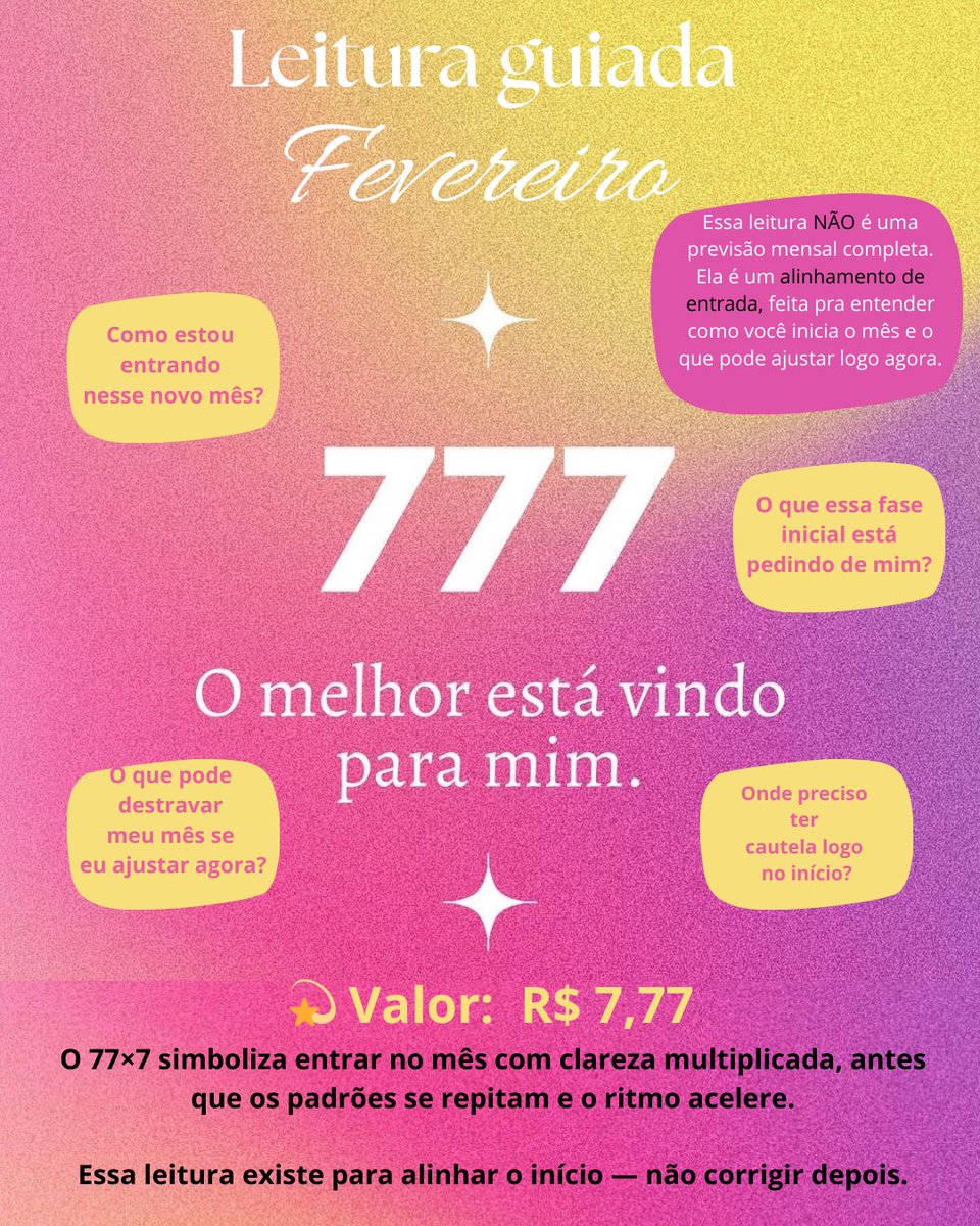 luzclararte's tweet image. ✨ mesa aberta

leitura guiada da semana ativa

valores especiais até domingo ❦

💌 wa.me/5521970642456

#mesaaberta #tarot